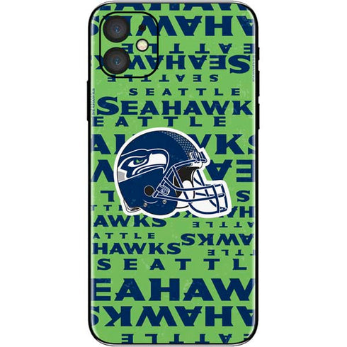 NFL Seattle Seahawks - Blast Green iPhone 11 Skin